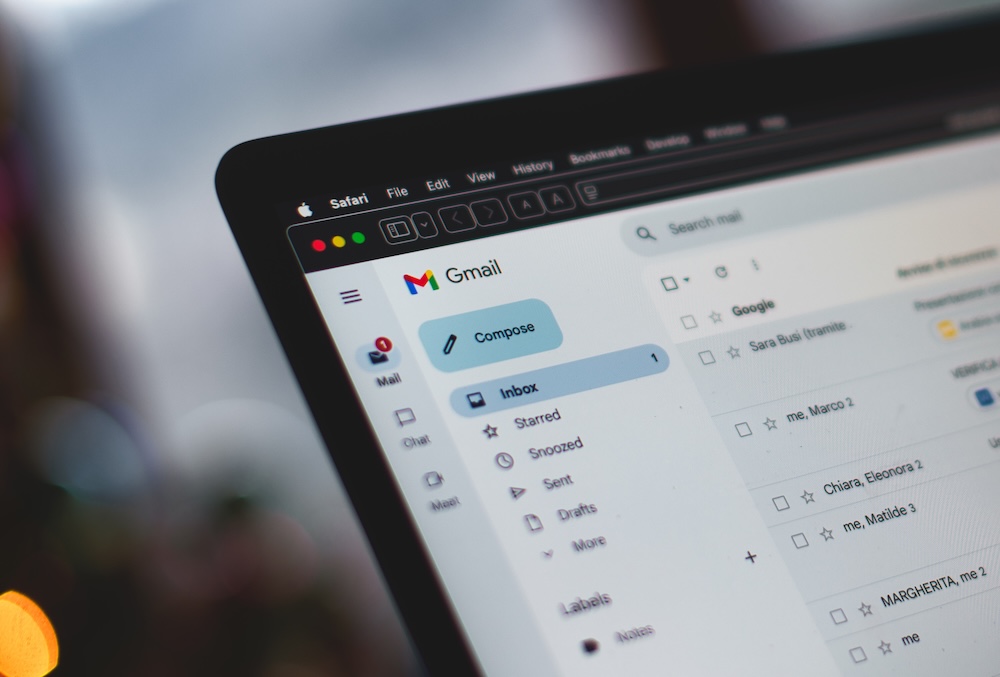 Gmail settings in Copernic